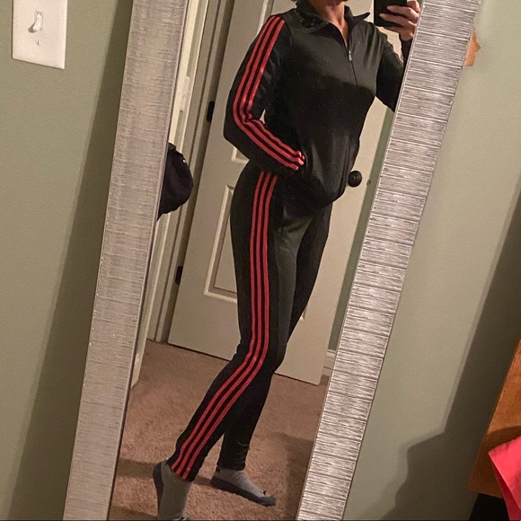 slim fit adidas tracksuit